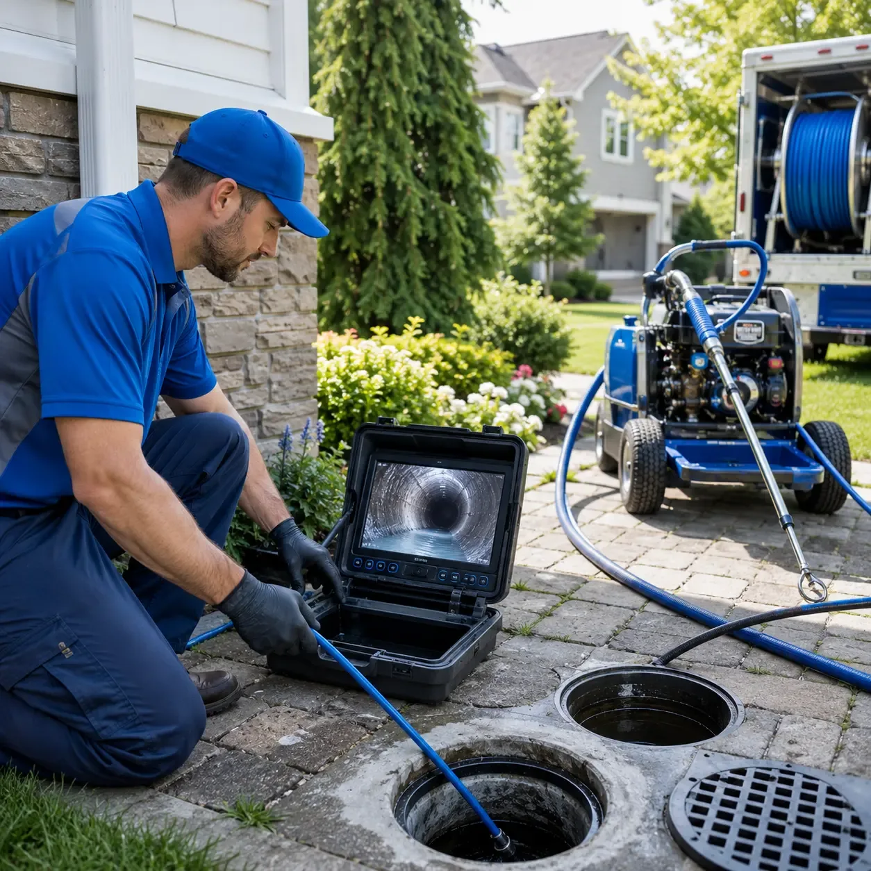 Outdoor drain cleaning professionals serving Louise, MS